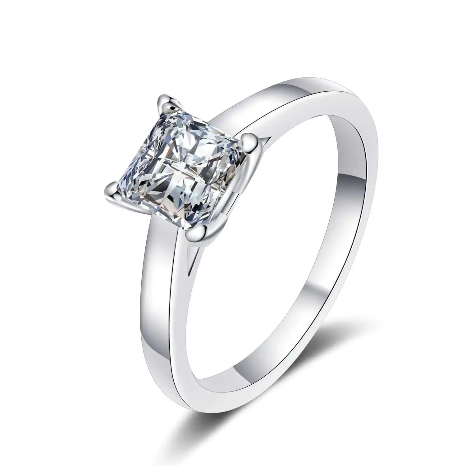 925 Sterling Silver Special-Shaped Moissanite Ring Mystorenews.shop