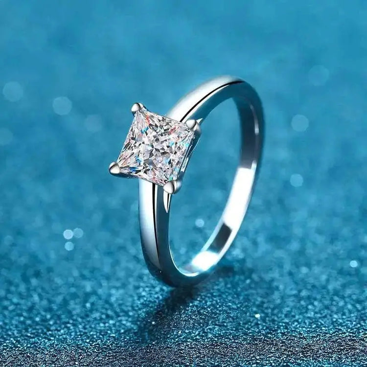 925 Sterling Silver Special-Shaped Moissanite Ring Mystorenews.shop
