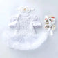 Baby Floral Short Sleeve Romper Set with Headband Mystorenews.shop