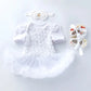 Baby Floral Short Sleeve Romper Set with Headband Mystorenews.shop