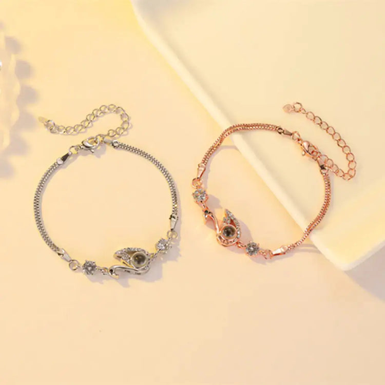 Black Swan Bracelet with Zircon for Fashion Statement Mystorenews.shop