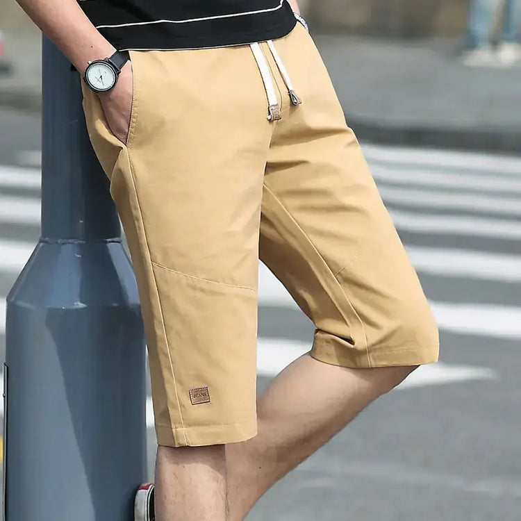 Casual Cotton Loose-Fit Five-Point Sports Pants Mystorenews.shop