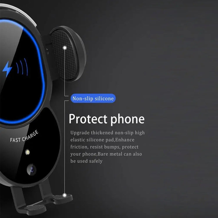 Chargeur sans fil automatique voiture 10W avec support triangulaire et chargement rapide DC-THE CEO