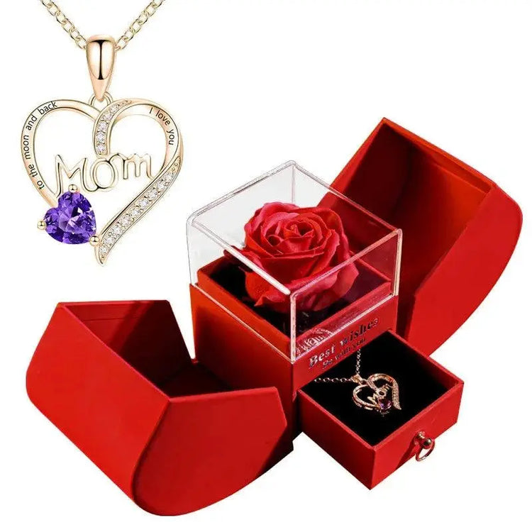 Christmas Jewelry Box Necklace Mystorenews.shop