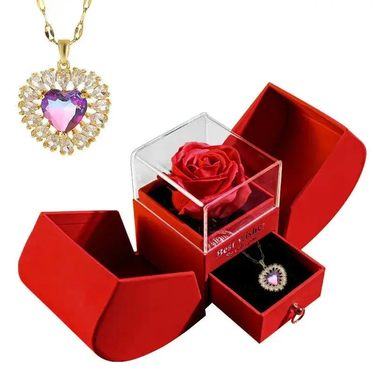 Christmas Jewelry Box Necklace Mystorenews.shop
