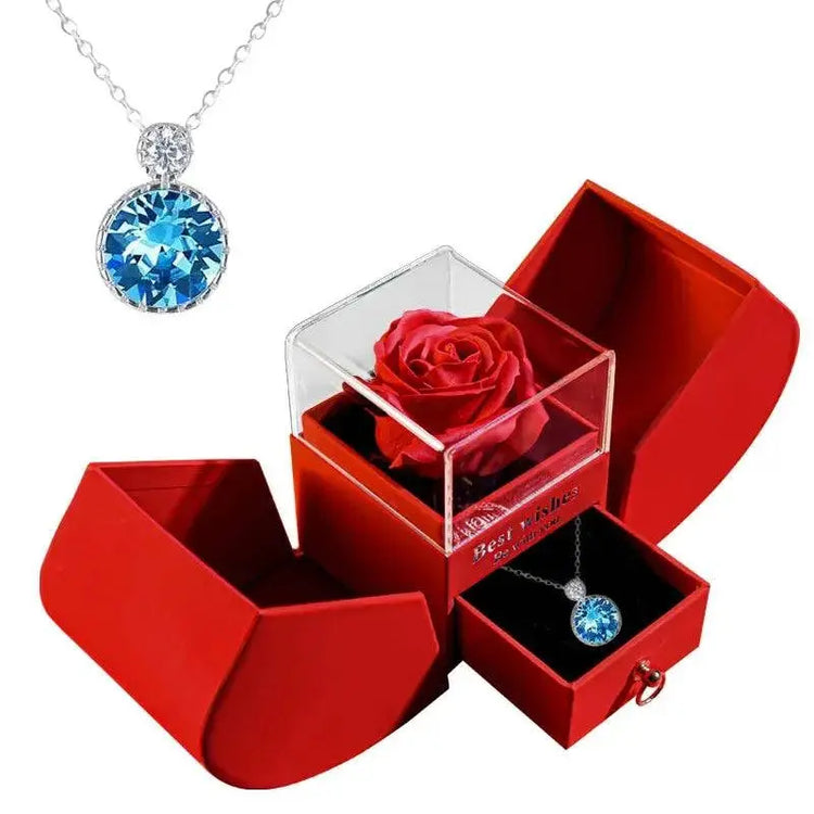 Christmas Jewelry Box Necklace Mystorenews.shop