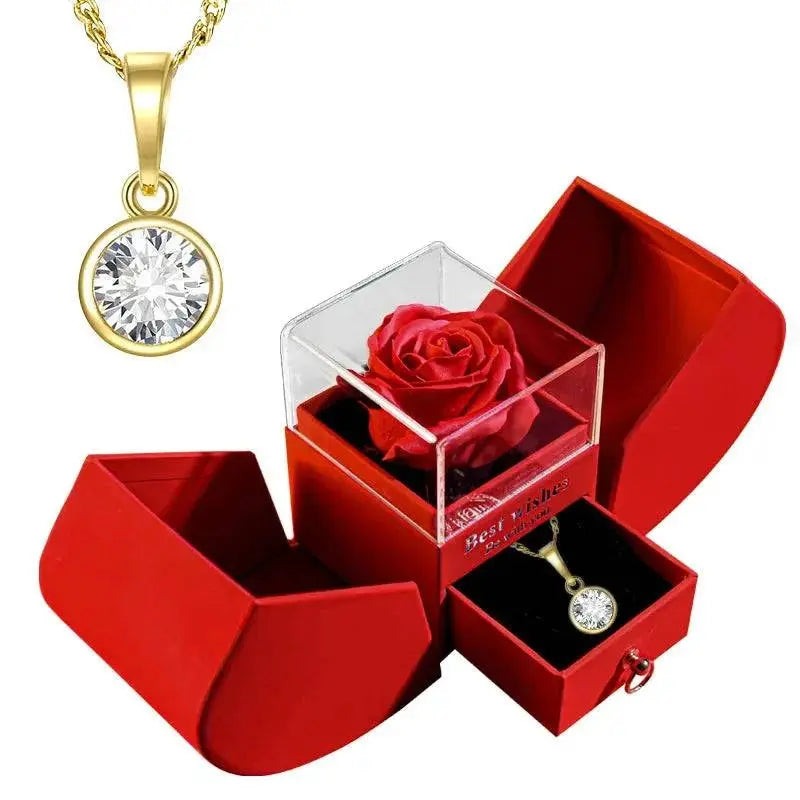 Christmas Jewelry Box Necklace Mystorenews.shop