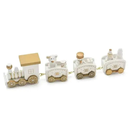 Christmas Ornament Christmas Wooden Train Mystorenews.shop