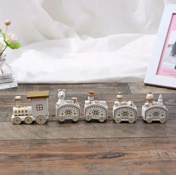 Christmas Ornament Christmas Wooden Train Mystorenews.shop