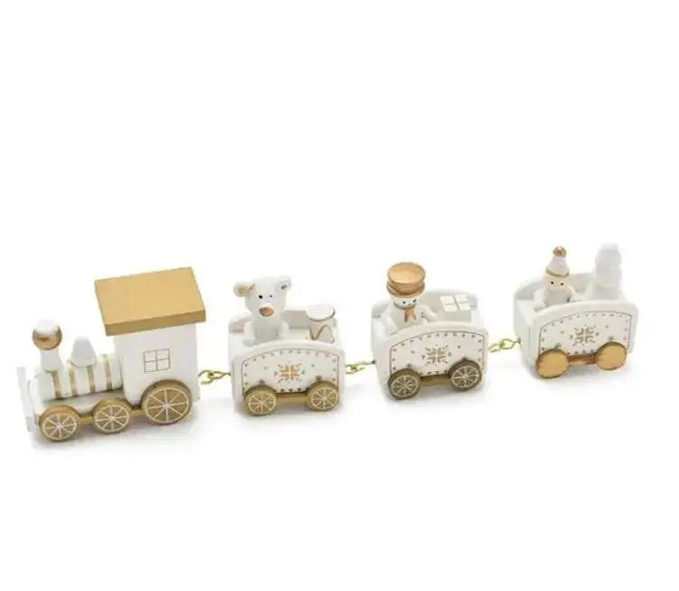 Christmas Ornament Christmas Wooden Train Mystorenews.shop
