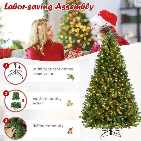 Christmas Tree with Warm Lights Mystorenews.shop