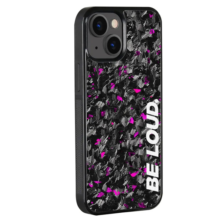 Coque en carbone forgé pour iPhone | Purple Flake | BE LOUD. x SCF DC-Simply Carbon Fiber