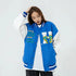 Embroidered Color Matching Couple Baseball Jacket Mystorenews.shop