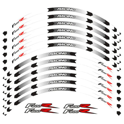 BMW F800R 3M Color Rim Stickers and Wheel Decor