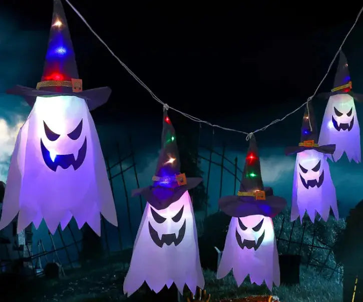 Halloween Lanterns Cloth Art String Lights Mystorenews.shop