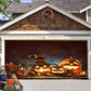 Halloween Misty Forest Garage Door Banner Mystorenews.shop