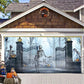 Halloween Misty Forest Garage Door Banner Mystorenews.shop