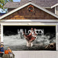 Halloween Misty Forest Garage Door Banner Mystorenews.shop