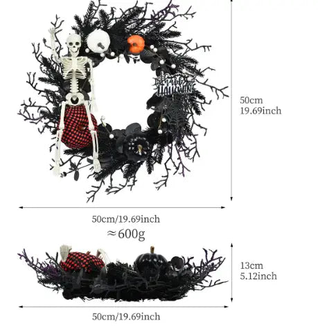 Halloween Wreath Decorations Mystorenews.shop