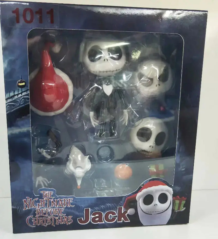Jack Skellington Q Version Action Figure with Face Swap Mystorenews.shop