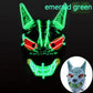 LED Full Face Luminous Halloween Mask Mystorenews.shop