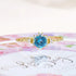 S925 Silver Natural Blue Topaz Zircon Ring for Women Mystorenews.shop