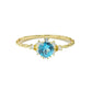 S925 Silver Natural Blue Topaz Zircon Ring for Women Mystorenews.shop