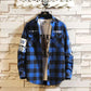 Slim Fit Casual Plaid Shirt for Men Mystorenews.shop