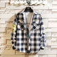 Slim Fit Casual Plaid Shirt for Men Mystorenews.shop