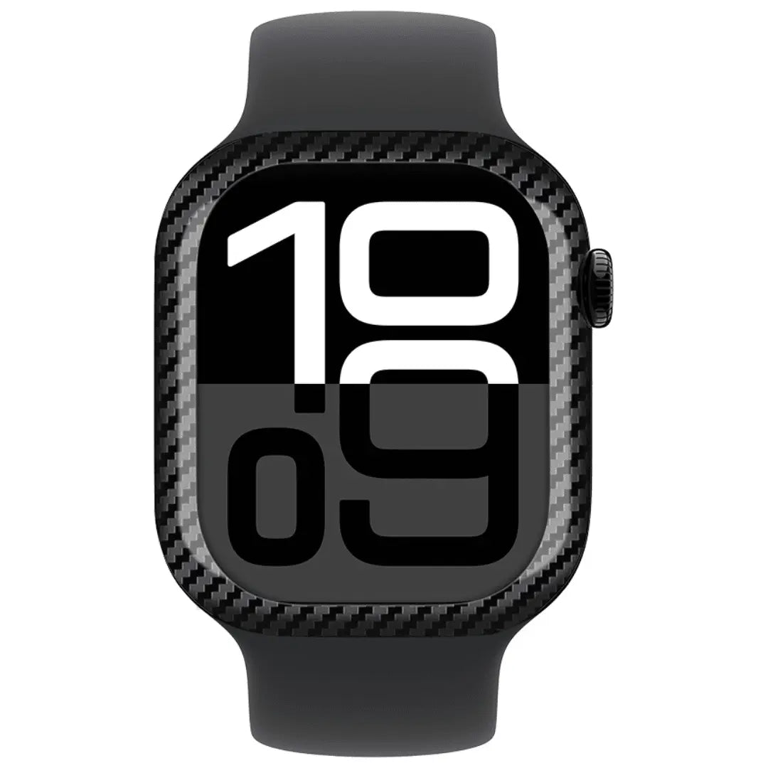 Coque en fibre de carbone pour Apple Watch - Protection légère et durable DC-Simply Carbon Fiber