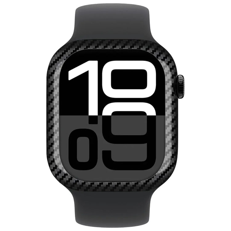 Coque en fibre de carbone pour Apple Watch - Protection légère et durable DC-Simply Carbon Fiber