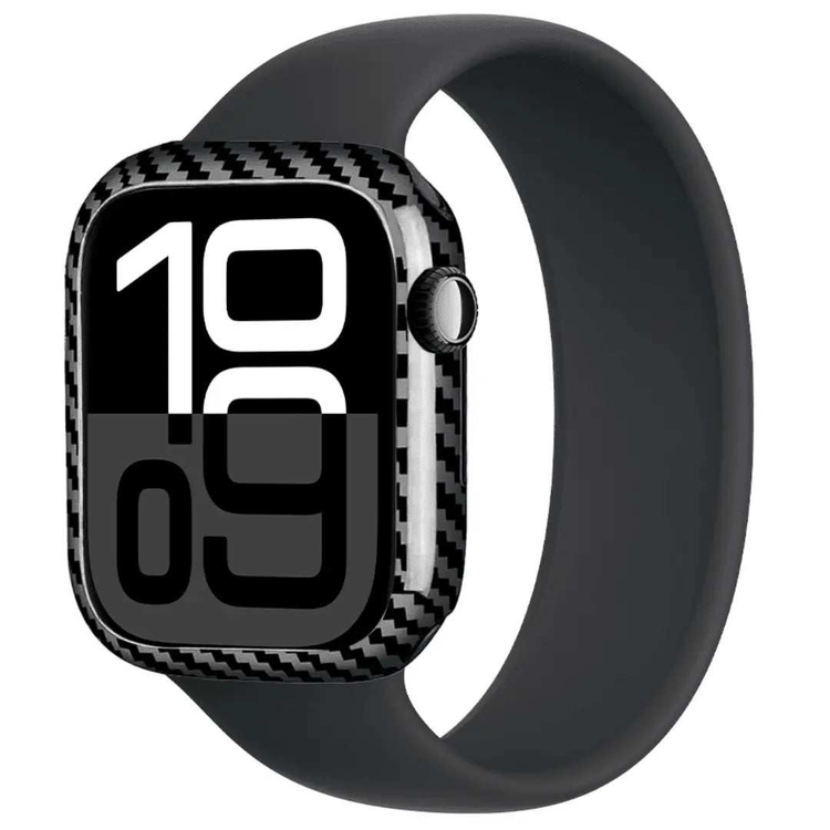 Coque en fibre de carbone pour Apple Watch - Protection légère et durable DC-Simply Carbon Fiber