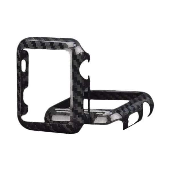 Coque en fibre de carbone pour Apple Watch - Protection légère et durable DC-Simply Carbon Fiber