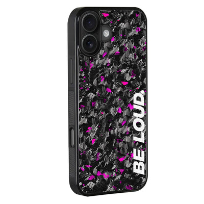 iPhone | Purple Flake Real Forged Carbon Fiber Case | BE LOUD. x SCF